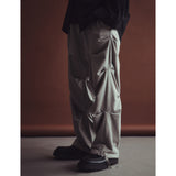 ピグメントウォッシュドクリースパンツ / PIGMENT WASHED CREASE PANTS_GR
