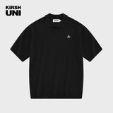 スモールチェリーポロニット／MAN SMALL CHERRY POLO KNIT [BLACK]