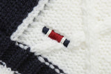 ボードワッフルカーディガン /CHECKER BOARD WAFFLE CARDIGAN_NAVY