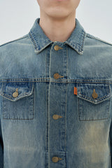 FLOWER DENIM JACKET