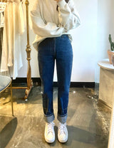 ストレートフィットステッチラインパンツ/STRAIGHT FIT STITCH LINED PANTS [16628]