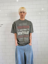 VENTIQUE ピグメントロゴ半袖Tシャツ