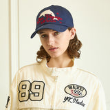 Bon Voyage dolphin applique ball cap