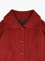 TOGGLE COLLAR CARDIGAN