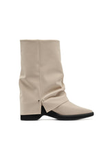 Hill Leg Warmer middle Boots ivory