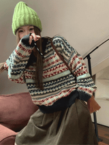 Nordic loose fit knit