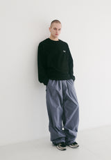 マルチロゴクルーネック / BSR2223FWPO074 MULTI LOGO CREWNECK BLACK