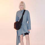 Ark Messenger Bag (Crease Black)