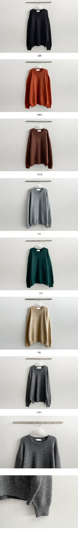 Delando Tom Boxy Angora Knitwear