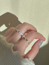 Petit Bow RIng(Plated)