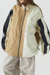 ワイドジャケット/BSR2223FWJK055 MCS WIDE JACKET MULTI BEIGE