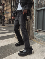 [MADE] Lucid Eyelet Bootcut Denim