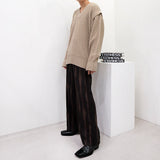 SK オーバサイズフィットショルダーボタンニット/SK Oversized Fit Shoulder Button Knitwear (4 colors)