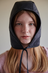 클라우드 리어서블 후드(포 레이니,스노위데이) _네이비&브라운 / Cloud reversible hood (for rainy, snowy day)_navy and brown (6656028442742)