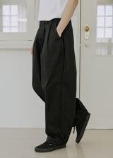 サイドバルーンパンツ / unisex side balloon pants black
