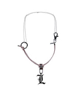 ローガンレザ―ネックレス/[MADE] Logan leather necklace