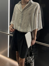 ショートベーシックハーフスラックス (2 color)
