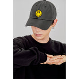イエロースマイルボールキャップ / YELLOW SMILE BALL CAP (4357636194422)