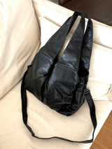 Hijo レザーカットクロスショルダーバッグ