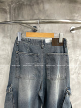 Rough Cargo Denim Wide Pants