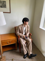 Autumn mute set up wide pants