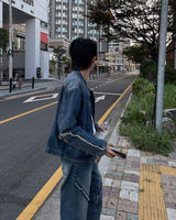 HD カウンティースリットデニムジャケット
