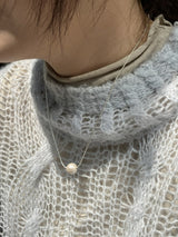 [92.5silver] merry pearl necklace