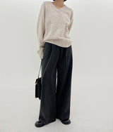RajVネックニット/Raj V-neck Knit (6color)