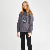 Gungirl sweat-shirt [Charcoal] (6610313085046)