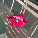 baguette bag (cherry pink)