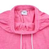 A LOGO EMBLEM TERRY SHORT PANTS  PINK