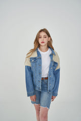 ニットデニムジャケット/ KNIT DENIM JACKET [6673]