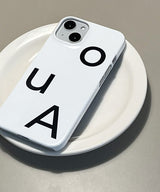 エモーションアイフォンケース/emotion case (white)