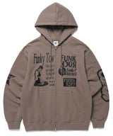 ピクトリアルジップアップフーディ / PICTORIAL ZIP UP HOODIE ASH(CV2DSUM403A)