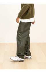 ラムスキンカーブラインパンツ/LAMSKIN CURVED LINE PANTS