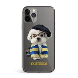 ジェリーフォンケース プレッピーマルチーズ / Jelly phone case preppy maltese