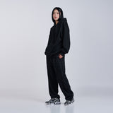 NEW SYMBOL APPLIQUE HOODIE (BLACK)