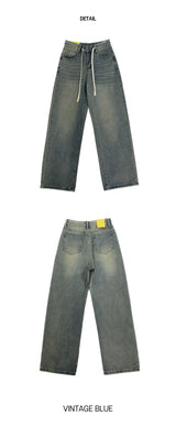 Liz Vintage Wide Denim Pants