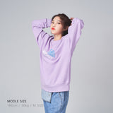 3Dロゴクルーネック / 3D Logo Crewneck  Lavender (4562977357942)