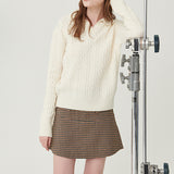 EMMA CHECK SKIRT (6652486746230)