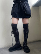 リボンロングニーソックス / Ribbon long knee socks