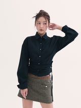 レオナシャーリングシャツ