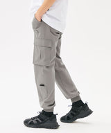 MINI POCKET CARGO JOGGER PANTS (KHAKI) (6585151357046)