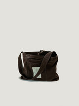 クロスビンテージキャンバスバッグ / Cross Vintage Canvas Bag - Brown