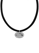 Hole Detail Initials Necklace