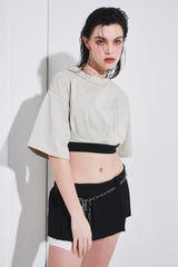 COSY BANDING CROPPED T-SHIRT (6690639085686)