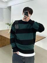 キャンディーデイリーダンガララウンドニット/[BEST]CANDY DAILY DANGARA ROUND KNIT(8COLOR)