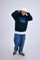 BC x OC HOODIE BLACK