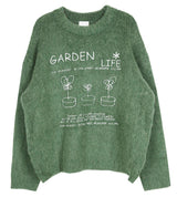 No.0435 garden brush KNIT (3color)