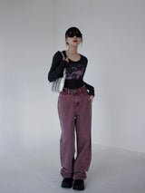 ワインダイイングパンツ / no.1787 Wine Dying Pants (3color)